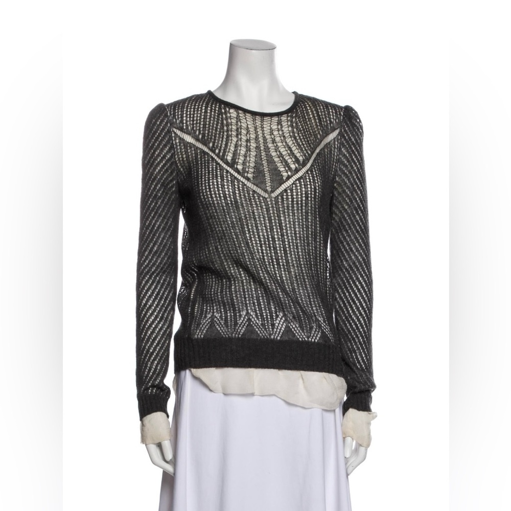 ❤️ Alexander McQueen delicate wool knit sweater